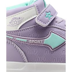 Cute Walk by Babyhug Velcro Closure Solid Sneaker Shoes - Navy Blue