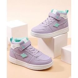 Cute Walk by Babyhug Velcro Closure Solid Sneaker Shoes - Navy Blue