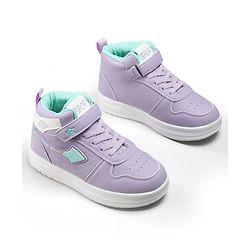 Cute Walk by Babyhug Velcro Closure Solid Sneaker Shoes - Navy Blue
