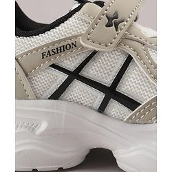Cute Walk by Babyhug Velcro Closure Sneakers - Beige