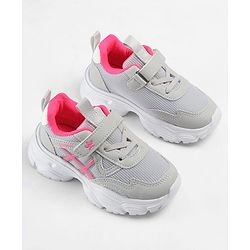 Cute Walk by Babyhug Velcro Closure Sneakers - Beige