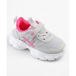 Cute Walk by Babyhug Velcro Closure Sneakers - Beige