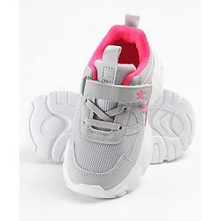 Cute Walk by Babyhug Velcro Closure Sneakers - Beige