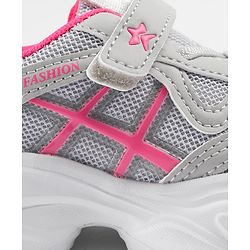 Cute Walk by Babyhug Velcro Closure Sneakers - Beige