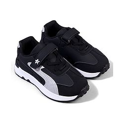 Cute Walk by Babyhug Velcro Closure Solid Sneaker Shoes - Black
