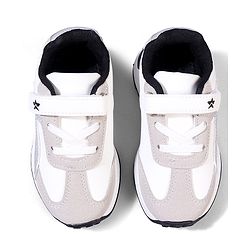 Cute Walk by Babyhug Velcro Closure Solid Sneaker Shoes - Black