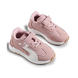 Cute Walk by Babyhug Velcro Closure Solid Sneaker Shoes - Black