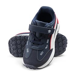 Cute Walk by Babyhug Velcro Closure Hearts Printed Sneaker Shoes - White