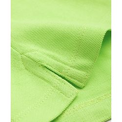 Babyhug 100% Cotton Knit Half Sleeves Solid Polo T-Shirt - Light Green