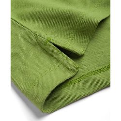 Babyhug 100% Cotton Knit Polo T-Shirt With Half Sleeves - Green