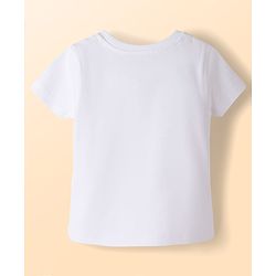 Babyhug Disney Single Jersey Knit Half Sleeves T-Shirt & Shorts  Night Suit with Minnie & Friends Graphics - Multicolour