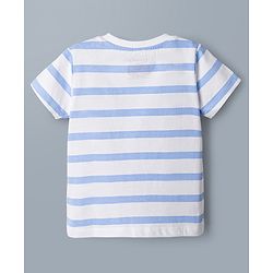 Babyhug Disney Single Jersey Knit Half Sleeves Tshirts With Mickey & Marie Graphic Pack of 2  - White