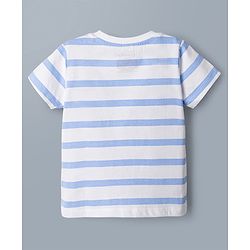 Babyhug Disney Single Jersey Knit Half Sleeves Tshirts With Mickey & Marie Graphic Pack of 2  - White