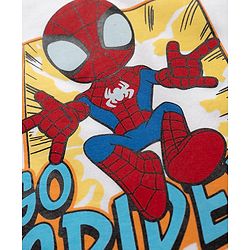 Babyhug Marvel Single Jersey Knit Full Sleeves T-Shirt & Pyjama Night Suit with Spider-Man Graphics - Multicolor