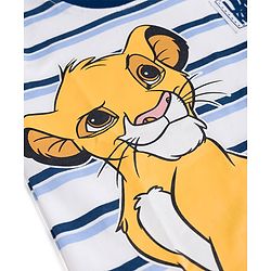 Babyhug Disney Single Jersey Knit Full Sleeves T-Shirt & Pyjama Night Suit with Lion King Graphics - Multicolor