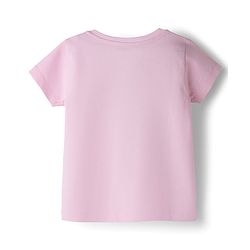 Babyhug Disney Single Jersey Knit Half Sleeves T-Shirt & Shorts Night Suit with Marie Graphics - Multicolour