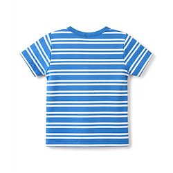 Babyhug 100% Cotton Knit Half Sleeves Jhablas with Airplane Print Pack of 3 - Multicolot