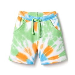 Babyhug 100% Cotton Knit Half Sleeves Tie & Dye Nautical Theme Printed Co-Ords T-Shirt & Shorts Set - Light Green