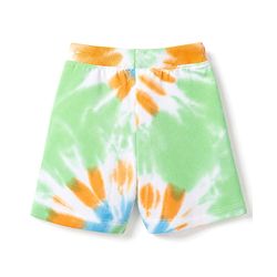 Babyhug 100% Cotton Knit Half Sleeves Tie & Dye Nautical Theme Printed Co-Ords T-Shirt & Shorts Set - Light Green