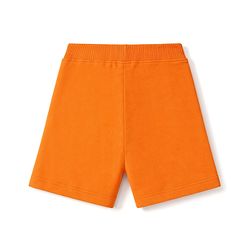 Babyhug 100% Cotton Single Jersey Knit Half Sleeves T-Shirt & Shorts Set Football Print - Orange & Blue