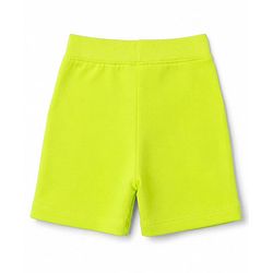 Babyhug 100% Cotton Knit Half Sleeves Striped & Sea Life Printed T-Shirt & Shorts Set - Lime Green