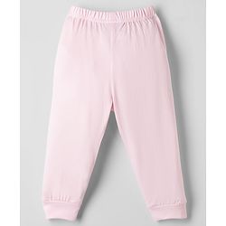 Babyhug Disney Single Jersey Knit Full Sleeves T-Shirt & Pyjama Night Suit with Unicorn & Minnie Mouse Print - Pink