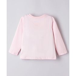 Babyhug Disney Single Jersey Knit Full Sleeves T-Shirt & Pyjama Night Suit with Unicorn & Minnie Mouse Print - Pink