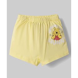 Babyhug Disney Single Jersey Knit Briefs With Winnie the Pooh Graphic Pack of 2 - White & Yellow