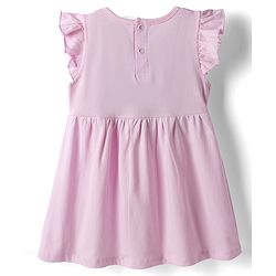 Babyhug Disney Single Jersey Knit Frill Sleeves With Minnie Mouse & Friend Graphics Pack of 2 - Pink & Lavender