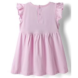 Babyhug Disney Single Jersey Knit Frill Sleeves With Minnie Mouse & Friend Graphics Pack of 2 - Pink & Lavender