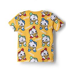 Babyhug Disney Single Jersey Knit Half Sleeves T-Shirts with Donald Duck Graphics Pack of 3 - Multicolor