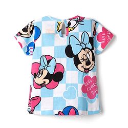 Babyhug Disney Single Jersey Knit Half Sleeves T-Shirts With Minnie Mouse Graphics Pack of 3 - Multicolor