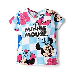 Babyhug Disney Single Jersey Knit Half Sleeves T-Shirts With Minnie Mouse Graphics Pack of 3 - Multicolor