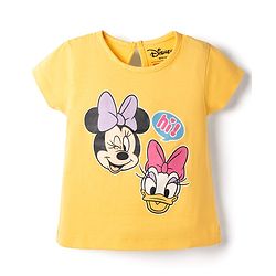 Babyhug Disney Single Jersey Knit Half Sleeves T-Shirts With Minnie Mouse Graphics Pack of 3 - Multicolor