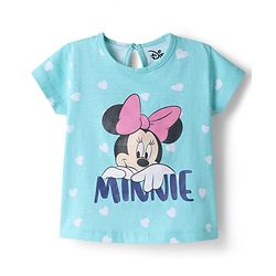 Babyhug Disney Single Jersey Knit Half Sleeves T-Shirts with Minnie Mouse Graphics Pack of 3 - Multicolor
