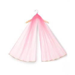Babyhug Organaza Woven Sleeveless Floral Embroidered Kurti & Sharara Set With Dupatta - Pink