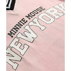 Babyhug Disney 100% Cotton Knit Half Sleeves T-Shirt & Pant Set With Minnie Mouse Graphics - Multicolor