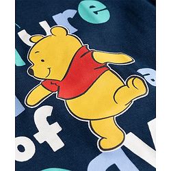 Babyhug Disney 100% Cotton Knit Full Sleeves T-Shirt & Pyjama Night Suit With Winnie The Pooh Graphics- Multicolor