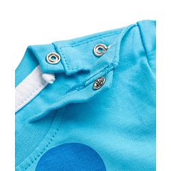Babyhug Disney 100% Cotton Knit Full Sleeves T-Shirt & Pyjama Night Suit With Monster Graphic - Multicolor
