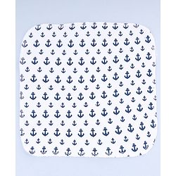 Bahyhug Cotton Knit Nautical Theme Printed Hand & Face Towel Pack Of 6 L 25.4 x B 25.4 cm - Multi Color