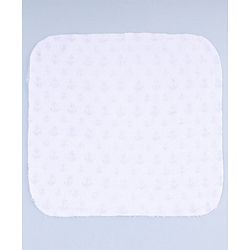 Bahyhug Cotton Knit Nautical Theme Printed Hand & Face Towel Pack Of 6 L 25.4 x B 25.4 cm - Multi Color