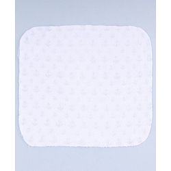 Bahyhug Cotton Knit Nautical Theme Printed Hand & Face Towel Pack Of 6 L 25.4 x B 25.4 cm - Multi Color