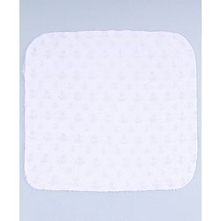 Bahyhug Cotton Knit Nautical Theme Printed Hand & Face Towel Pack Of 6 L 25.4 x B 25.4 cm - Multi Color
