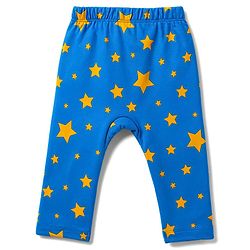 Babyhug Interlock Knit Full Length Vehicles & Star Printed Diaper Leggings Pack Of 3 - Multicolor