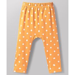 Babyhug 100% Cotton Knit Full Length Diaper Leggings with Fruit Print Pack of 3 - Multicolor