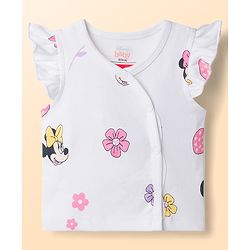 Babyhug Disney Frill Sleeves Jhablas With Minnie Mouse Graphics Pack of 2 - Multicolor