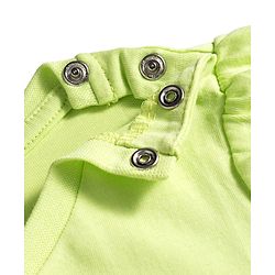 Babyhug Cotton Knit T-Shirt Half Sleeves Sequins Detailing Multi Color 6-9 Months