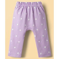 Babyhug Disney Interlock Knit Full Length Diaper Leggings With Minnie Mouse Graphics Pack of 2 - Multicolor