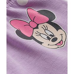 Babyhug Disney Interlock Knit Full Length Diaper Leggings With Minnie Mouse Graphics Pack of 2 - Multicolor