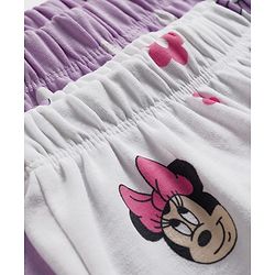 Babyhug Disney Interlock Knit Full Length Diaper Leggings With Minnie Mouse Graphics Pack of 2 - Multicolor